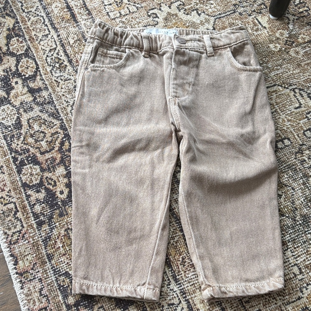 Kids jeans in Light Brown - Zara- 1.5 years